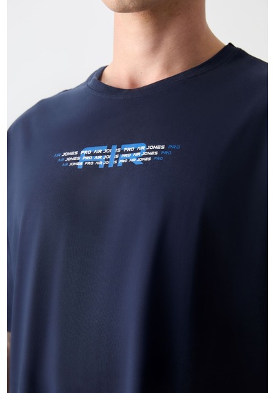 Air Jones Tommy Life Lacivert %100 Pamuk Kalın Yumuşak Dokulu Oversize Fit Baskılı Erkek T-shirt - 88356 Lacivert Air Jones Tommy Life Lacivert %100 Pamuk Kalın Yumuşak Dokulu Oversize Fit Baskılı Erkek T-shirt - 88356 Lacivert