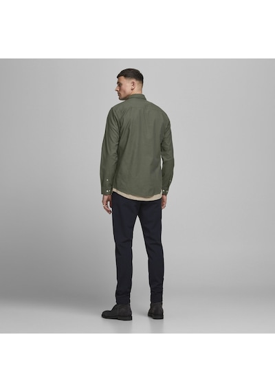 Jack & Jones Klasik Oxford Gömlek 12182486 Forest Night Koyu Yeşil