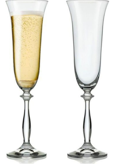 Bohemia Cristal Angela 6 Parça Şampanya Kadehi Seti 190 ML