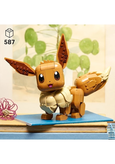 LEGO® Pokémon™ Eevee 72151 - Yetişkinler için Duruşu Ayarlanabilir Figür İçeren Video Oyunu Modeli Yapım Seti (587 Parça)