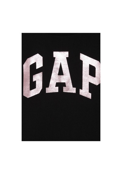 Gap Baskılı Siyah Kız Çocuk T-shirt 460525000