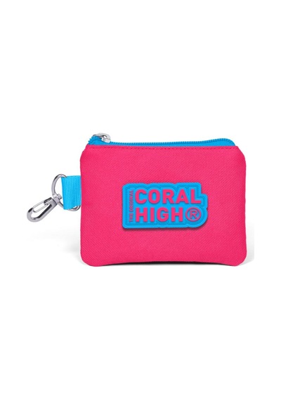 Coral High Kids Neon Mercan Lacivert Bozuk Para Çantası 21707