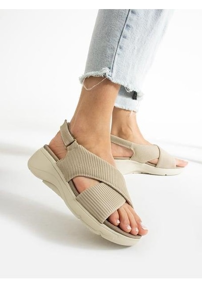 Papuçcity 02790 Orto Pedik Günlük Kadın Triko Sandalet 001