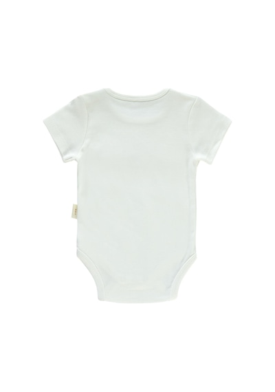 Civil Baby Bebek Organik Çıtçıtlı Badi 0-18 Ay Ekru 14330R022SS1 Ekru