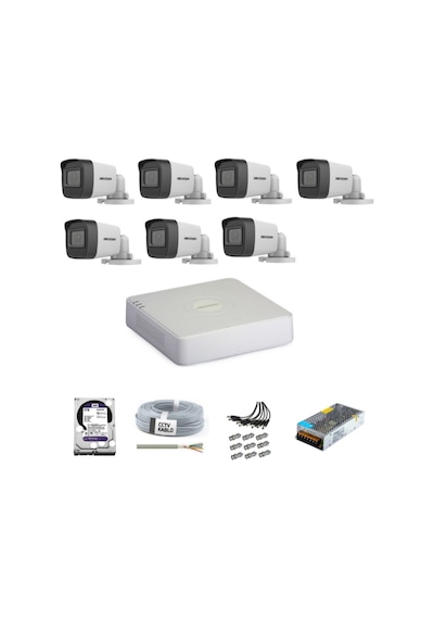 Haıkon 7 Kameralı Güvenlik Kamera Hazır Set 1tb 7/24 Hdd-1tb Kayıt Kapasiteli Sistem Haıkon 7 Kameralı Güvenlik Kamera Hazır Set 1tb 7/24 Hdd-1tb Kayıt Kapasiteli Sistem