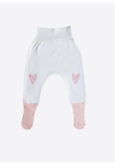 Kitikate Organik Cute Rabbit 3'lü Çoraptolon Pembe Pembe