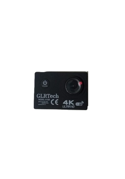 Aksiyon Kamerası 4k Ultra Hd Çözünürlük 2 İnç Ekran Boyutu Wifi 30m 16mp Black