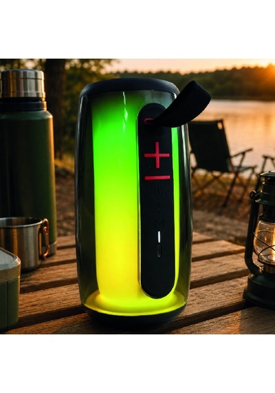 Rgb Led Işıklı Bluetooth Hoparlör Type-c Şarjlı Taşınabilir Kablosuz Speaker