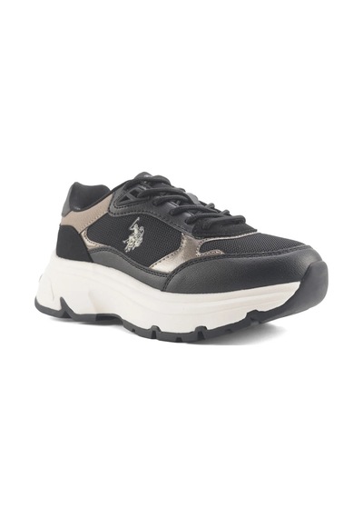 U.s. Polo Assn.vıavaı 4pr Kadın Siyah Spor Ayakkabı 101885396 Siyah