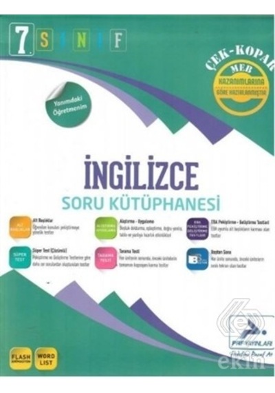 7. Sınıf İngilizce Soru Kütüphanesi -  PRF Paraf Yayınları