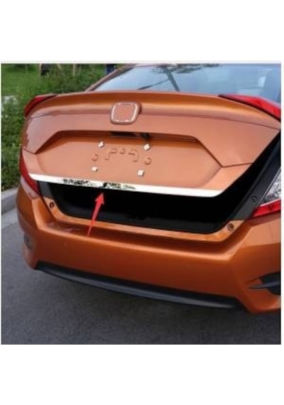Honda Civic Fc5 Krom Bagaj Alt Çıtası 2016 - 2020