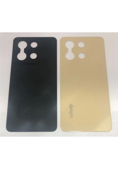 Vivo Y36 Siyah Arka Kapak Batarya Kapağı Pil Kapağı Siyah