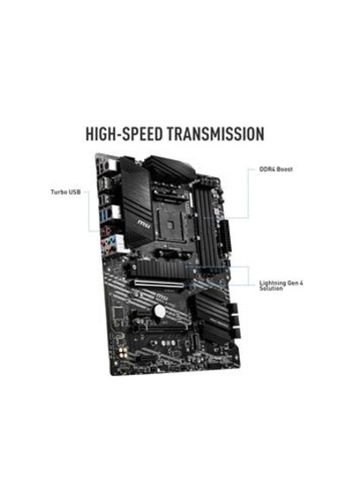 Msı B550-a Pro Am4 Ddr4 Bellek 4400 Oc Hdmı Dp M.2 Usb3.2 Atx Anakart