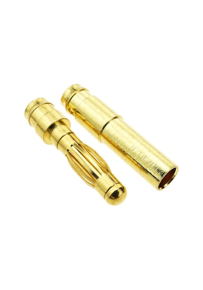 Wozlo Hxt 4.0mm Gold Plated Erkek Dişi İki Yollu Banana Konnektör