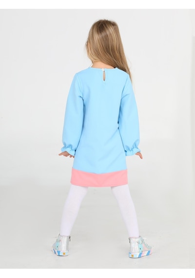 Ceylan Mint Pembe Dokuma Poly Kız Elbise-mint Mint Ceylan Mint Pembe Dokuma Poly Kız Elbise-mint Mint