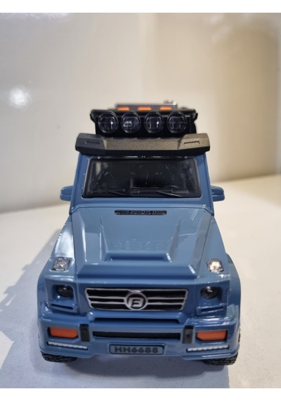 Mavi Renkli Lüx Metal Jeep Işıklı Ve Sesli Oyuncak Araba 17.5 Cm Diğer