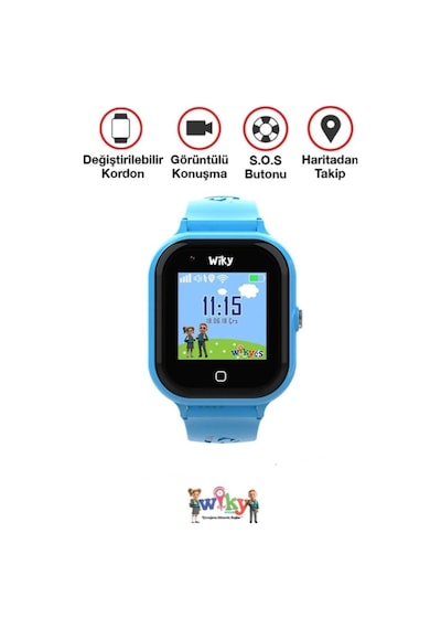 Wiky Watch 4S Sim Kartlı Akıllı Çocuk Saati (İthalatçı Garantili)