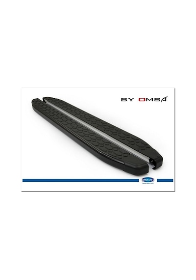 Omsa Line Vw T-roc Yan Basamak 2019 Sonrası Blackline Mat Siyah Alüminyum Alınlı Yan Koruma Basamak