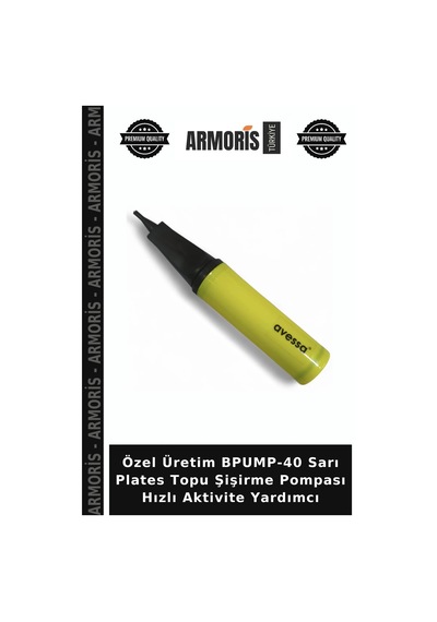 Özel Üretim Bpump-40 Sarı Plates Topu Şişirme Pompası Hızlı Aktivite Yardımcı