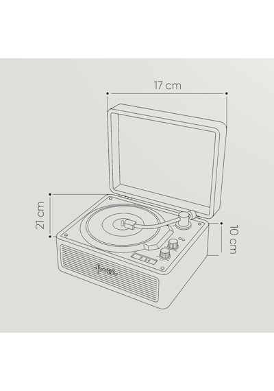 Fressi Fr-cd183 Riona Dahili Hoparlörlü Bluetoothlu Krem Cd Çalar