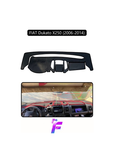 Fıat Ducato 2006-2014 Torpido Örtüsü Güneşten Korur Kolay Montaj Tam Uyum Tam Koruma E54 Torpido Halısı