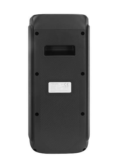 Mikado Md-11bt Siyah 20 2 40w Rgb Işıklı Kablosuz Mikrafonlu Taşınabilir Speaker Hoparlör