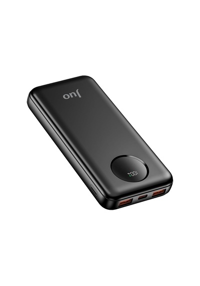 10000mah 22.5w Dijital Led Ekranlı Taşınabilir Hızlı Şarj Cihazı Powerbank Siyah