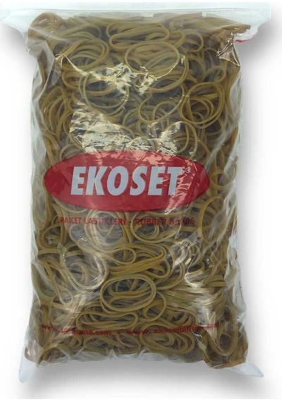 Ekoset 50x3 MM Kauçuk Paket Ambalaj Lastiği 1 KG