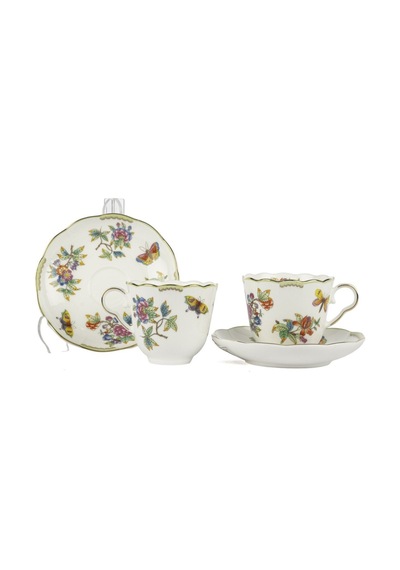 2li Eden Meadow Kahve Fincan Seti 100 Cc-6071 Çok Renkli