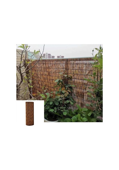 Veranda, Bahçe, Bahçe Ve Balkon İçin Bu Bambu Paneller - 1,2 Metre Yüksek Çit, Ev Dış Mekan Dekoru İçin Bitki De
