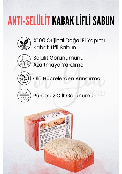 Selülit Karşıtı, Sıkılaştırıcı Etkili, Batık Gidermeye Yardımcı Peeling Etkili Vücut Bakım Sabunu