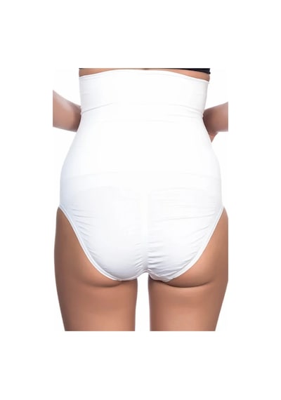 Ang Butik Beyaz Yüksek Bel Double Slip Korse