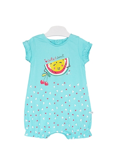 Caramell Bebek Tulumu - Tk7043 Fresh - Su Yeşili Açık Mavi