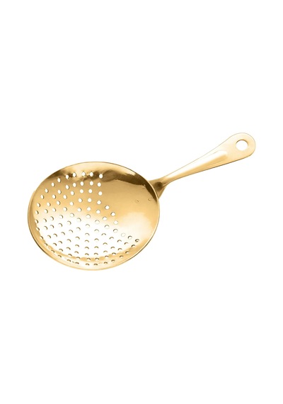 Biradlı Bar Kokteyl Süzgeç Gold Gold
