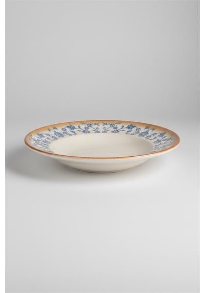 6'lı Valencia Makarna Tabak 27cm Dijital Tiara-b Rinart Krem