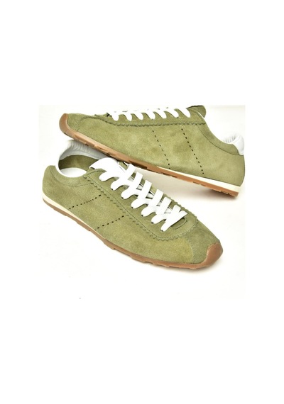 Fox Shoes U312311602 Yeşil Hakiki Süet Spor Ayakkabı Yeşil-süet Çok Renkli