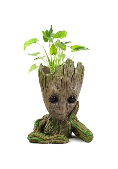 Baby Groot Saksı Düşünen Mini Saksı