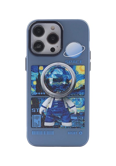 Apple iPhone Uyumlu 14 Pro Max Kılıf Prada Desenli Kapak - Prada Mavi - 1 0.2M-Çok Renkli