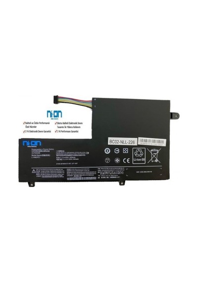 Nion Lenovo Yoga 510-14ıkb Uyumlu Notebook Batarya - Pil
