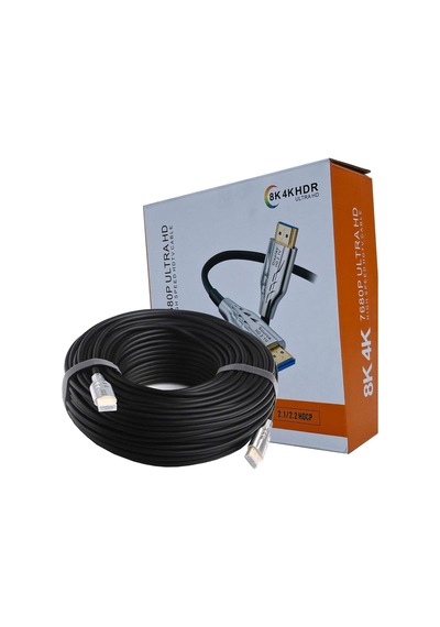 8k 4k 7680p Ultra Hdmı Fiber Optik Hdmi Kablo 20m