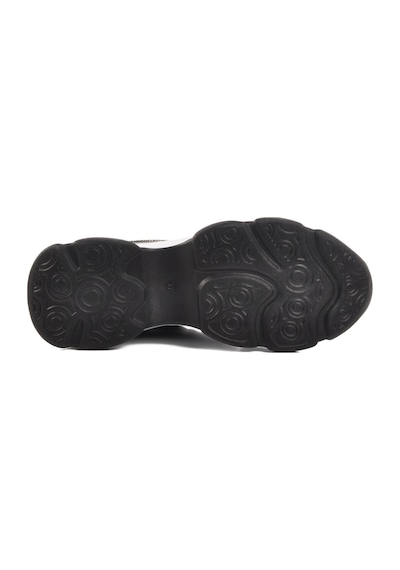 Siyah Yüksek Taban Kadın Sneaker 6064 Z Siyah