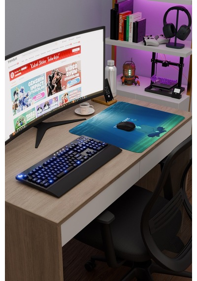 Saiki Kusuo Anime V2 - 48x40 Xl Gaming Kauçuk Kaymaz Taban Mouse Pad Fare Altlığı