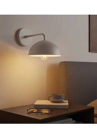 Mylights Modern Spor Beyaz Aplik Duvar Aplik Yatak Başı Otek Cafe Siyah
