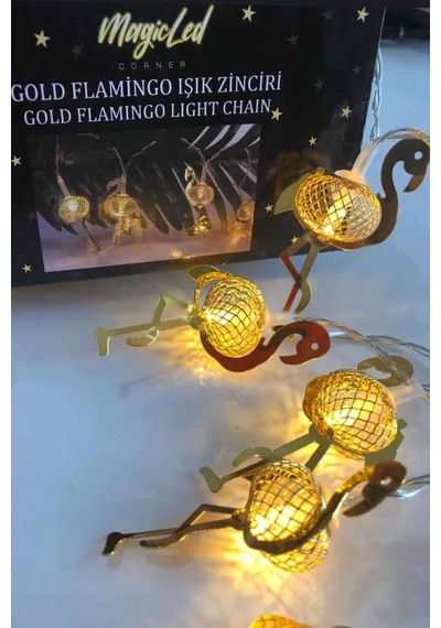 Flamingo Led Işık Gold Günışığı
