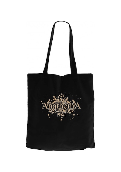 Anathema Design Siyah Kanvas Bez Çanta Siyah