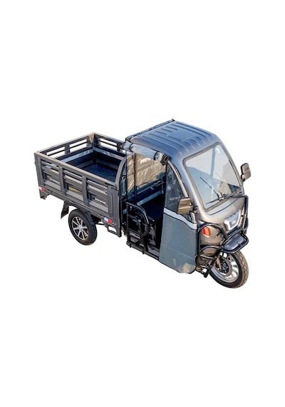 Rebat Su68000 1500w 72v 58ah Kabinli Elektrikli Yük Taşıma Motosikleti Gri