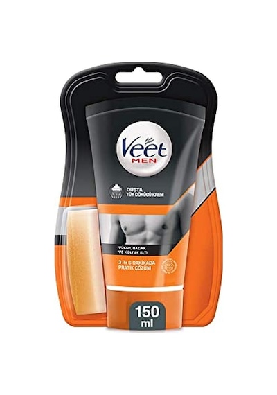 Veet Men Duşta Tüy Dökücü Krem Erkeklere Özel Vücut, Bacak Ve Koltuk Altı 150 Ml