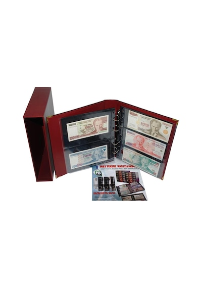 Kasetli Albüm Kağıt Para Madeni Para Fdc Kartpostal İçin-s N11.302
