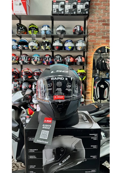Rapıd 2 Extra Mat Gri-neon Turuncu Kask Mat Gri Neon Turuncu