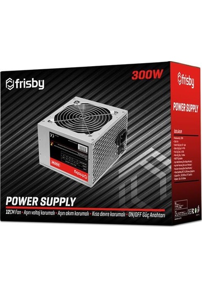 Frisby FR-PW30C12 300 W 120 MM Fan Güç Kaynağı